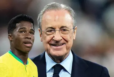 Florentino asombrado, la primera gran decisión de Endrick en Real Madrid