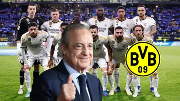 Florentino está en negociaciones para vender a un futbolista al Borussia Dortmund.