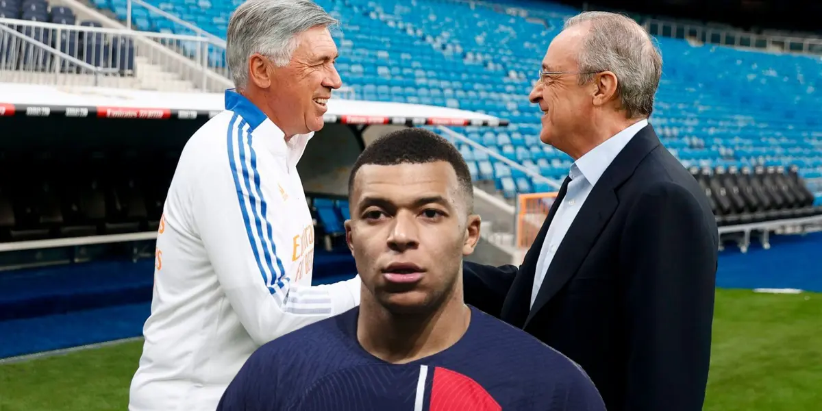 Florentino le ha comunicado a Ancelotti que Mbappé estaría cerca de llegar al Madrid.