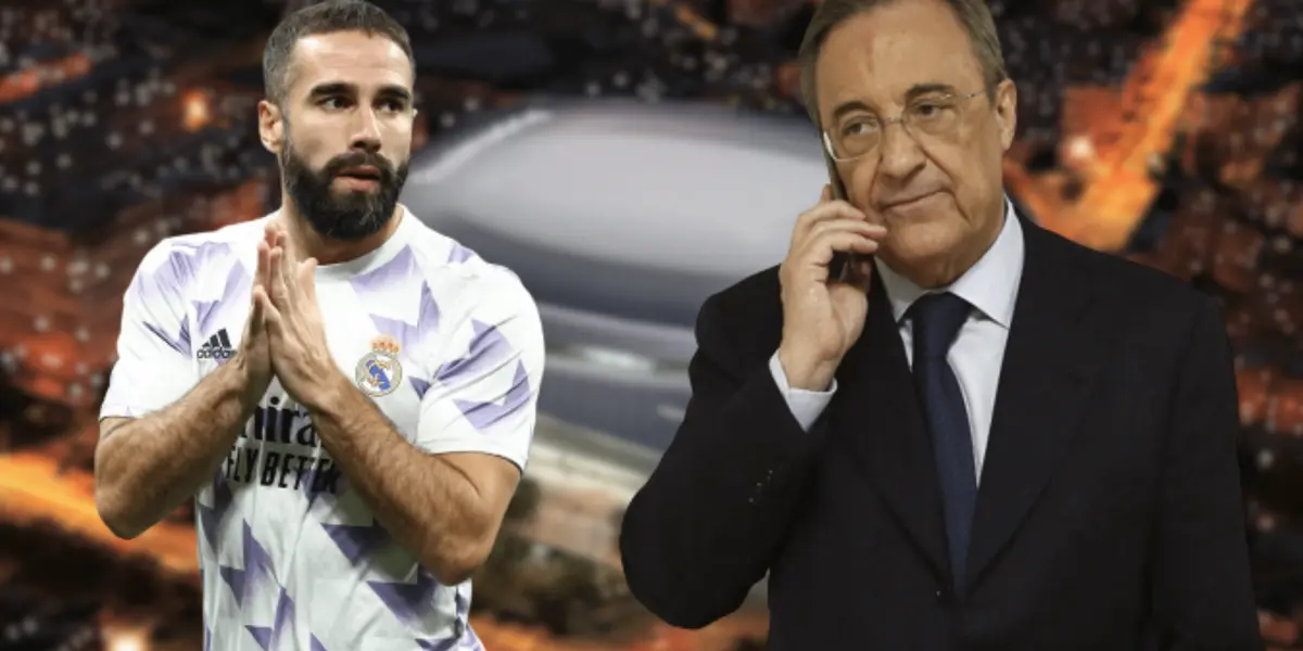Florentino Pérez tiene en claro quien será el sucesor de Dani Carvajal.