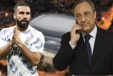 Florentino Pérez tiene en claro quien será el sucesor de Dani Carvajal.