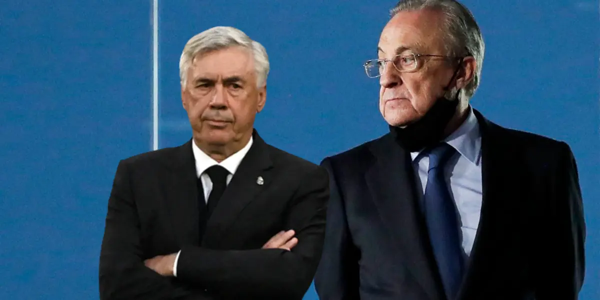 Florentino Pérez y Carlo Ancelotti Foto: Managing Madrid y Marca