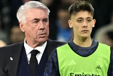 Güler mostró los dientes, su enfado con Ancelotti tras el duelo ante Almería