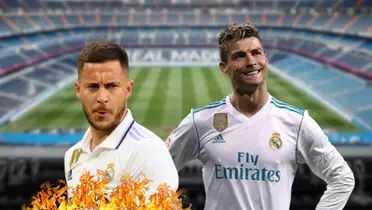 Hazard fue un fiasco en el Madrid, ahora ninguneó a Cristiano por esta razón