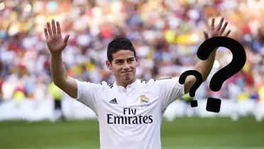 James Rodríguez, en su presentación con el Real Madrid.