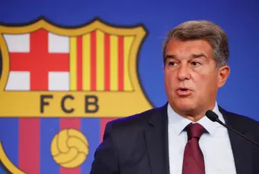 Joan Laporta en una comparecencia ante los medios de comunicación. Imagen: El Español.