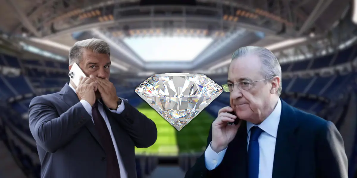 Joan Laporta y Florentino Pérez Foto: Mundo Deportivo, Marca y Pexels