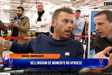 Jota Jordi y Cristóbal Soria reaccionan al 2-1 del Real Madrid. Imagen: El Chiringuito.