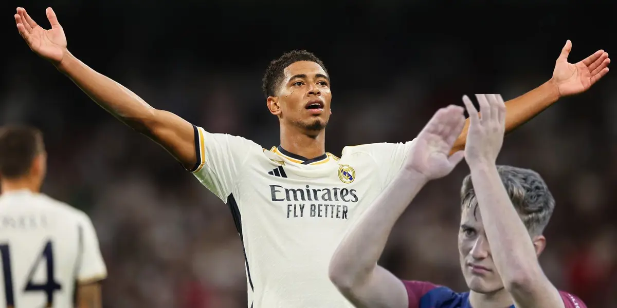 Jude Bellingham destruyó a todo Barcelona con sus dos golazos.