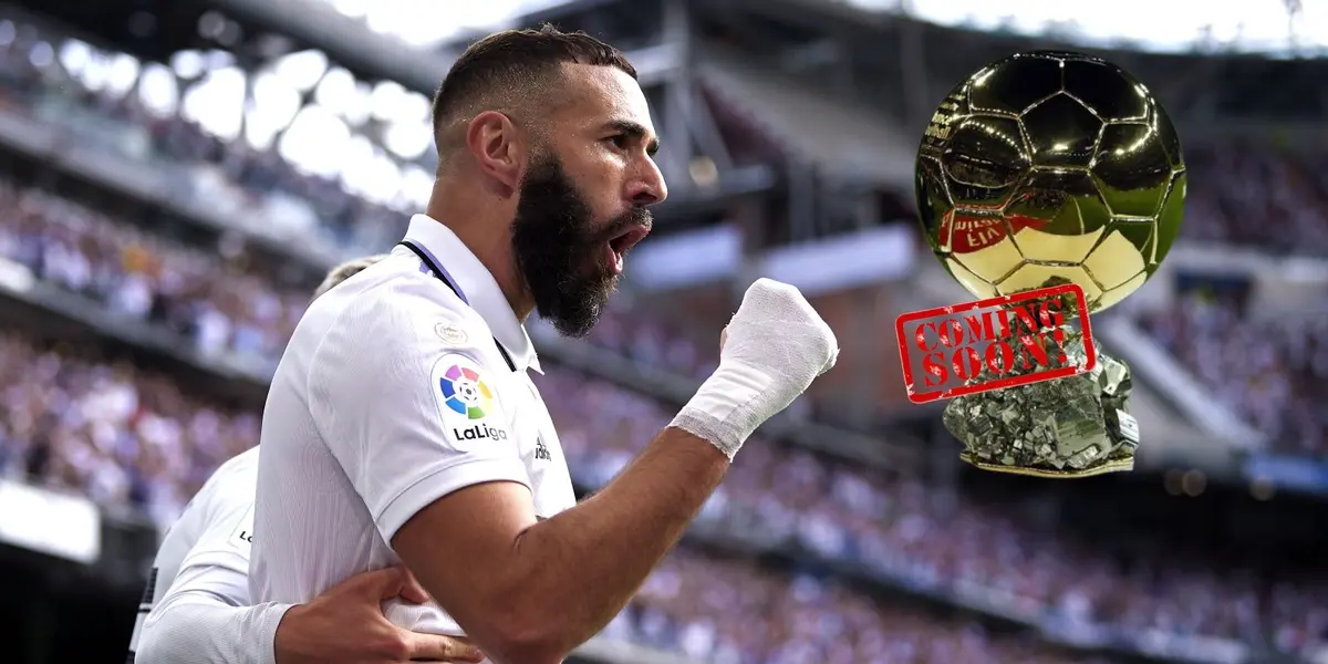 Karim abrió la victoria contra Barcelona y este lunes recibirá el galardón de France Football