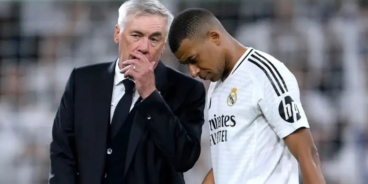 Kylian Mbappé y Carlo Ancelotti Foto: Relevo