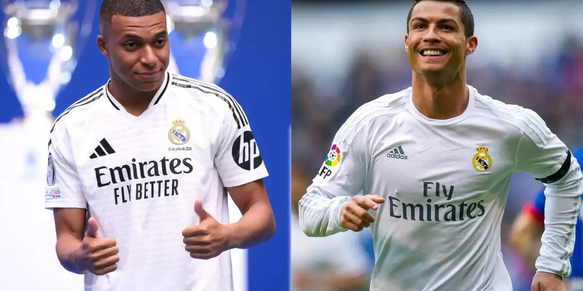 Kylian Mbappé y Cristiano Ronaldo / Foto: GOAL