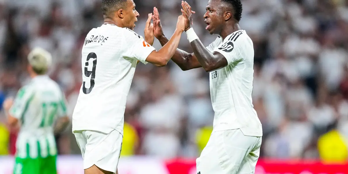 Kylian Mbappé y Vinícius Junior Foto: La Razón