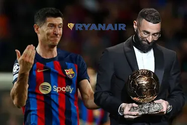 La aerolínea le jugó una broma pesada al delantero polaco en redes