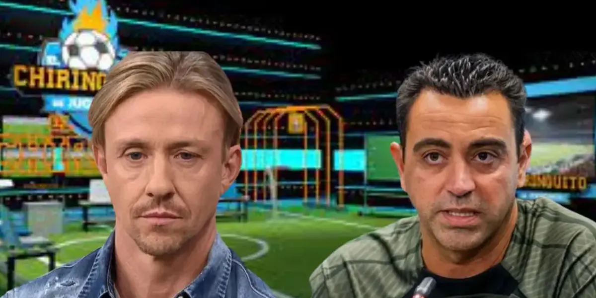 La contestación de Guti a Xavi en 'El Chiringuito de Jugones'.