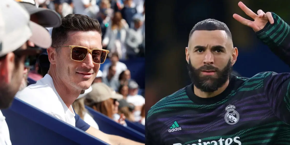 La diferencia de mentalidades entre Robert Lewandowski y Karim Benzema, los delanteros del FC Barcelona y Real Madrid