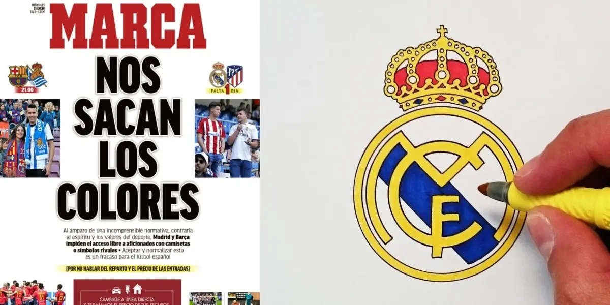 La polémica se instala a pocas horas del derbi madrileño con un medio de comunicación involucrado