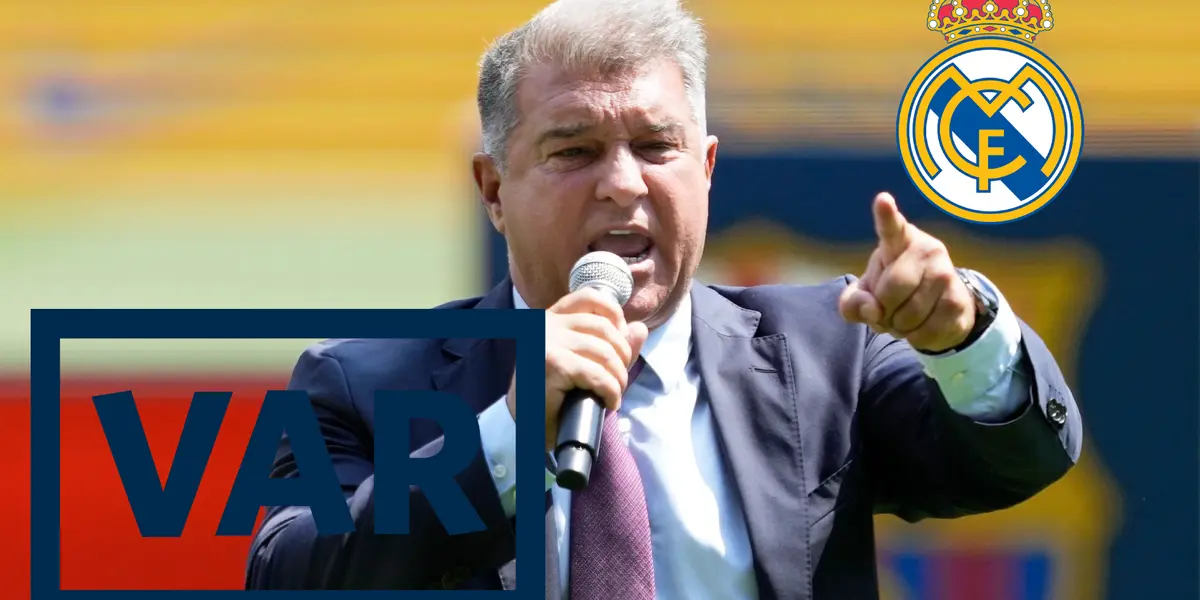 Laporta ataca de nuevo al Real Madrid por el VAR.