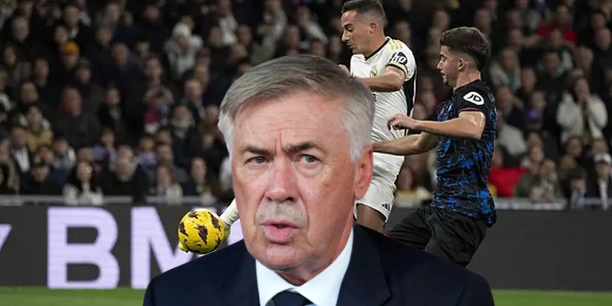 Las palabras de Ancelotti sobre el gol anulado a Lucas Vázquez.