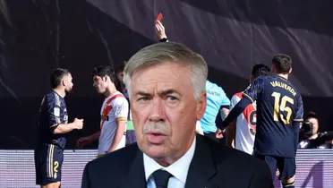 Tras la roja a Carvajal, Carlo Ancelotti habla sobre el arbitraje vs Rayo