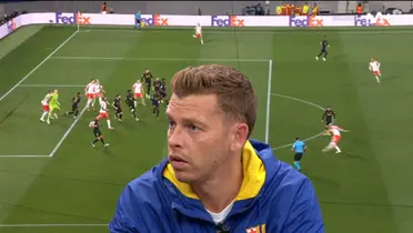 La reacción de Jota Jordi tras el gol anulado al Leipzig vs Real Madrid