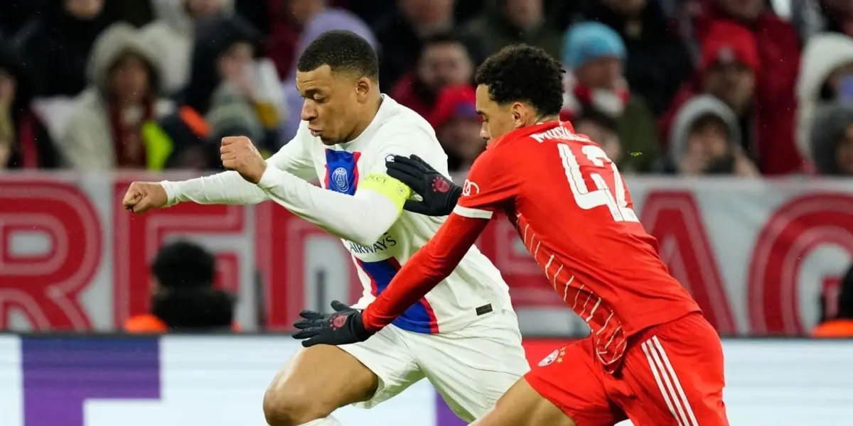 Le echaron el ojo en el encuentro de ayer entre el Bayern Múnich y el PSG.