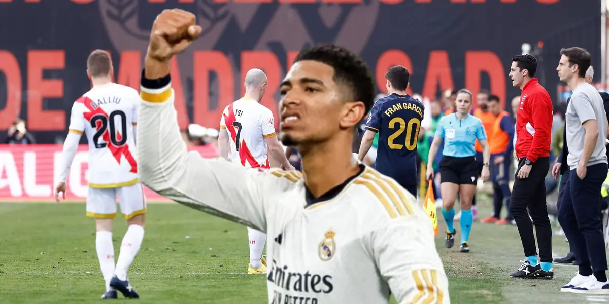 Lo que hizo Bellingham mientras el Real Madrid empataba vs Rayo.