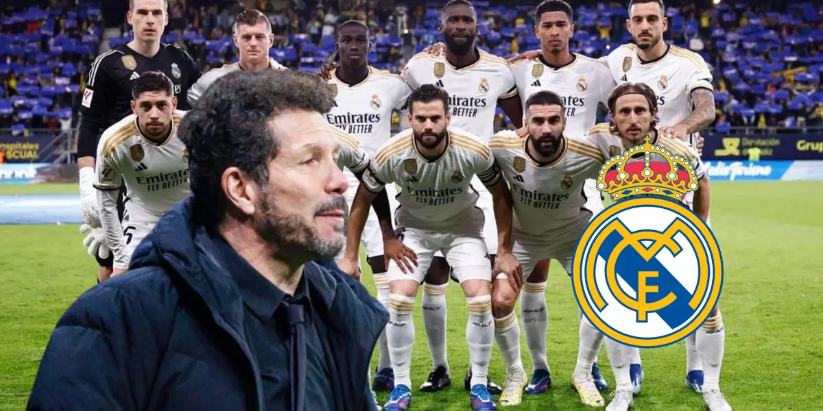 Los elogios de Simeone hacia el Real Madrid.