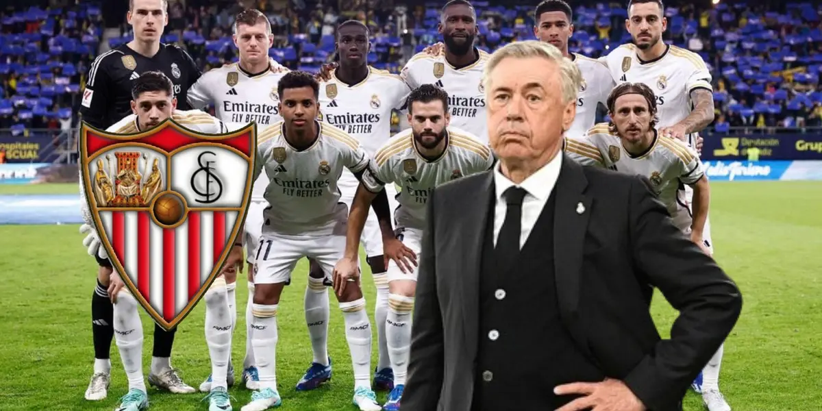Los jugadores que pierde Ancelotti vs Sevilla.
