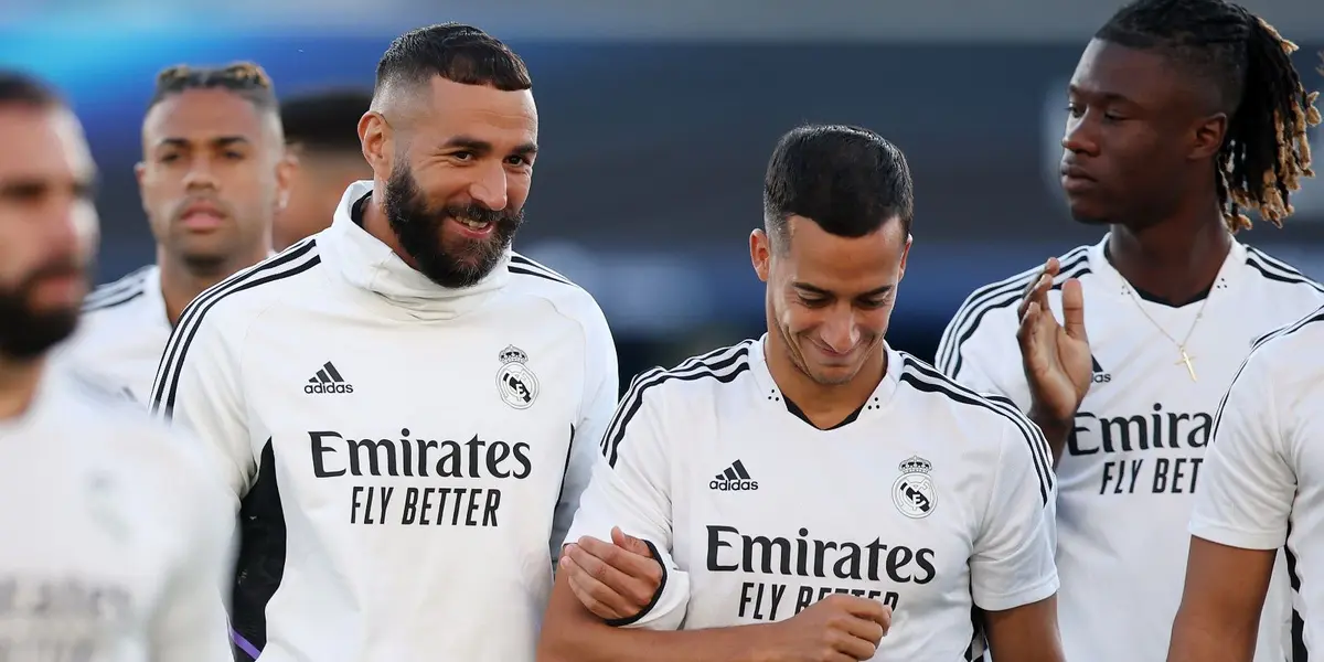 Lucas Vázquez participó de la sesión de este sábado