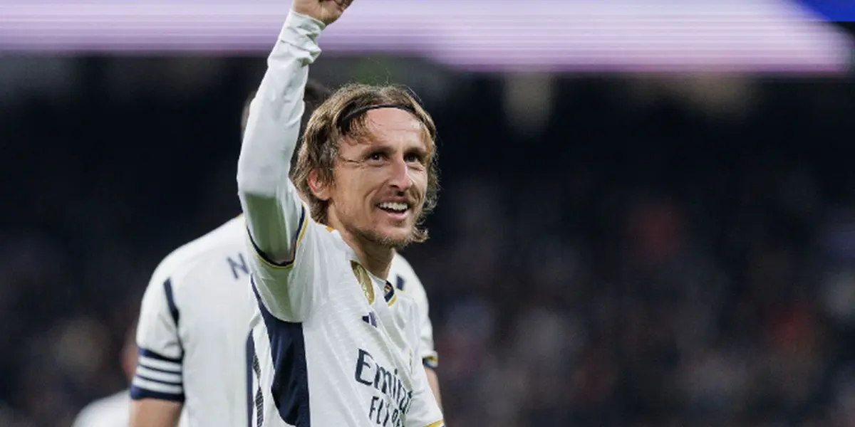 Luka Modric celebra el gol. Imagen: Diario AS.