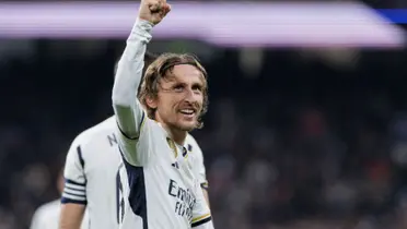 Luka Modric celebra el gol. Imagen: Diario AS.
