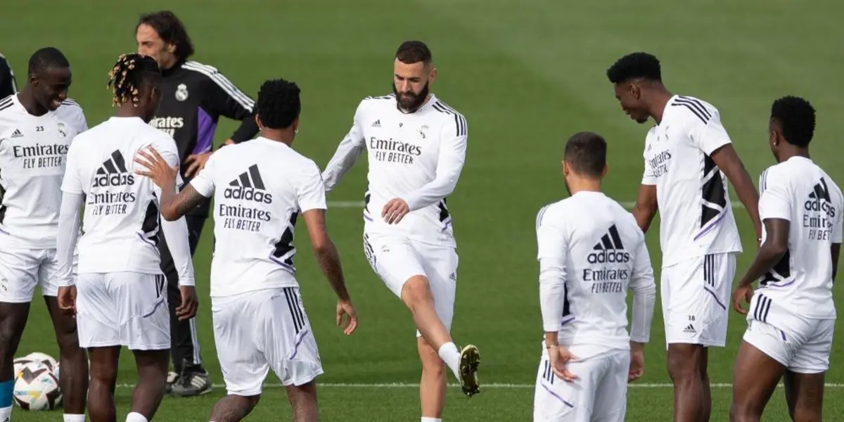 Mariano Díaz no se entrenó con el grupo este martes por molestias