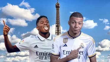 Podrían estar juntos en verano, Endrick y el sueño que busca frente a Mbappé