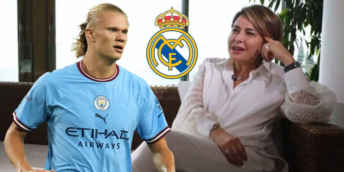 Rafaela Pimienta se refirió a una posible llegada de Erling al Real Madrid