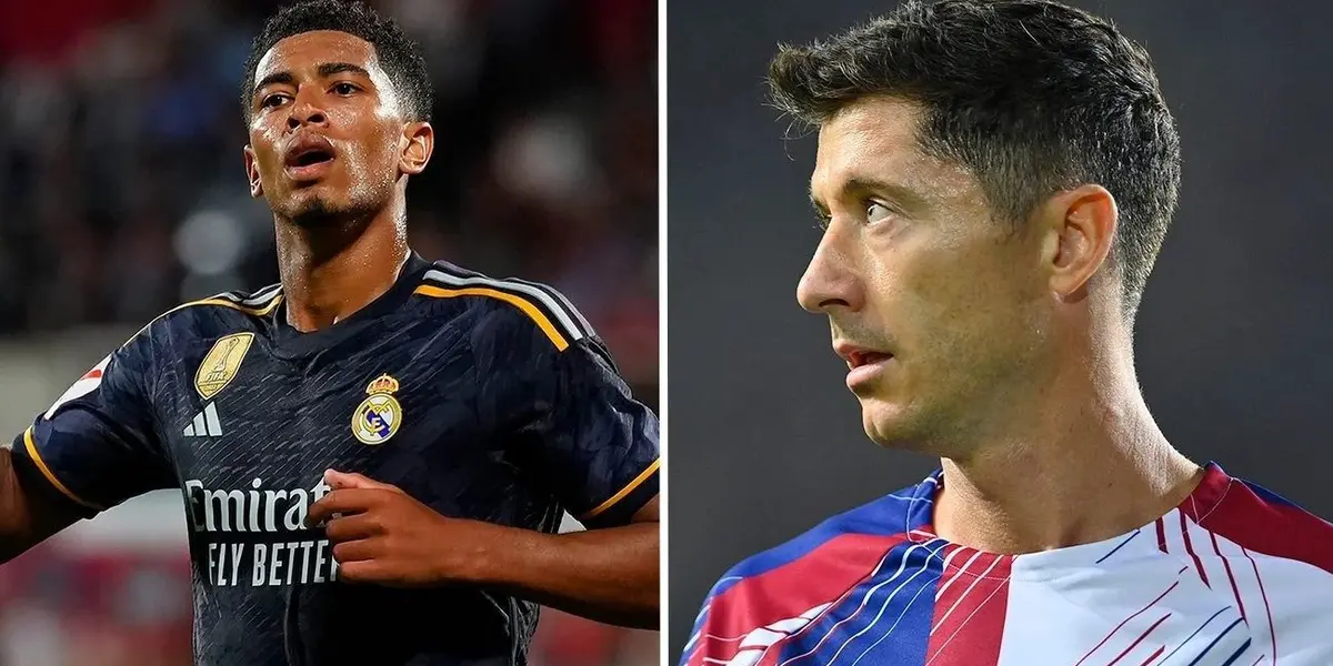 Robert Lewandowski habló sobre el presente del jugador inglés.