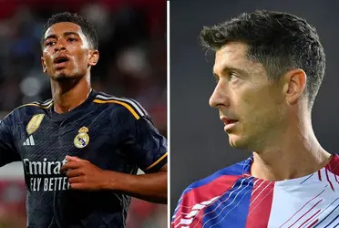 Robert Lewandowski habló sobre el presente del jugador inglés.