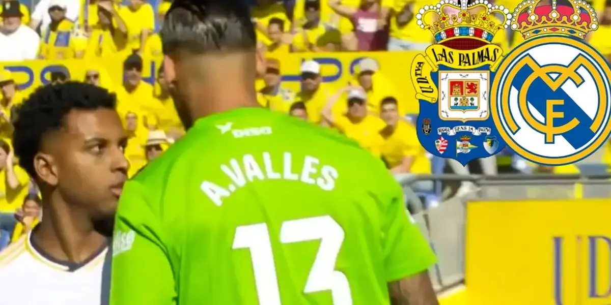 Rodrygo se encara con Vallés tras lo sucedido.