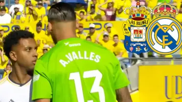 Rodrygo se encara con Vallés tras lo sucedido.