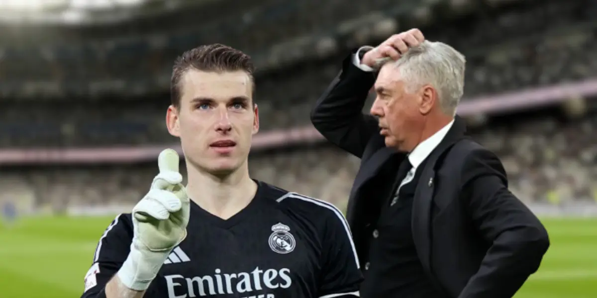 ¿Se va o se queda? El mensaje de Ancelotti a Lunin sobre su presente en Madrid