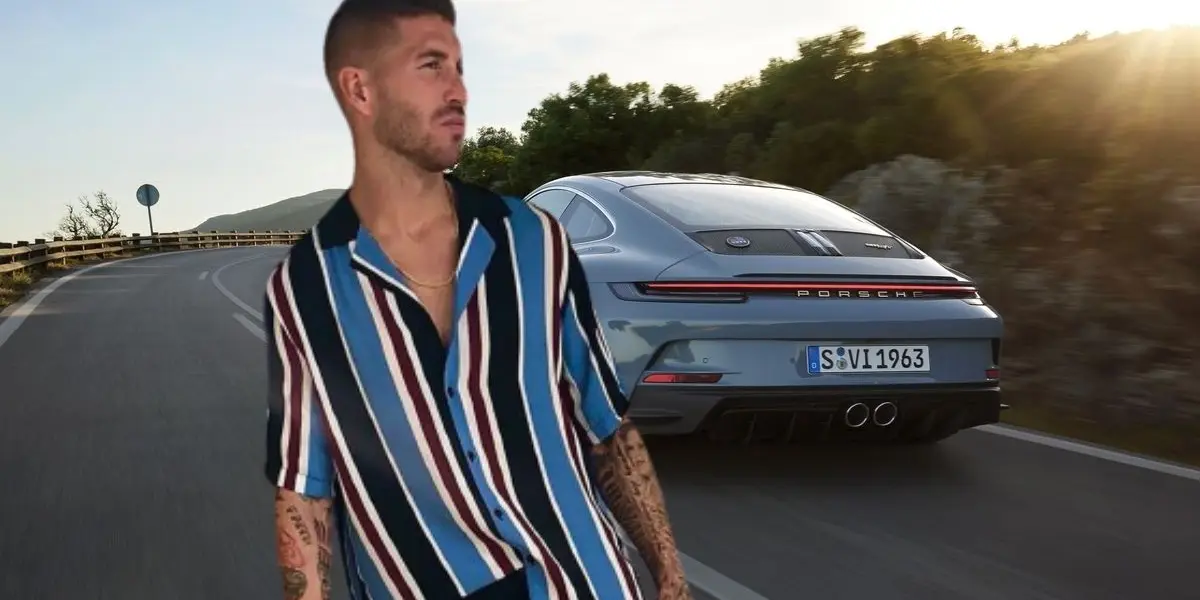 Sergio Ramos eligió un importante vehículo deportivo para lucir por las calles de España.