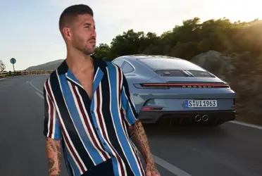 Sergio Ramos eligió un importante vehículo deportivo para lucir por las calles de España.