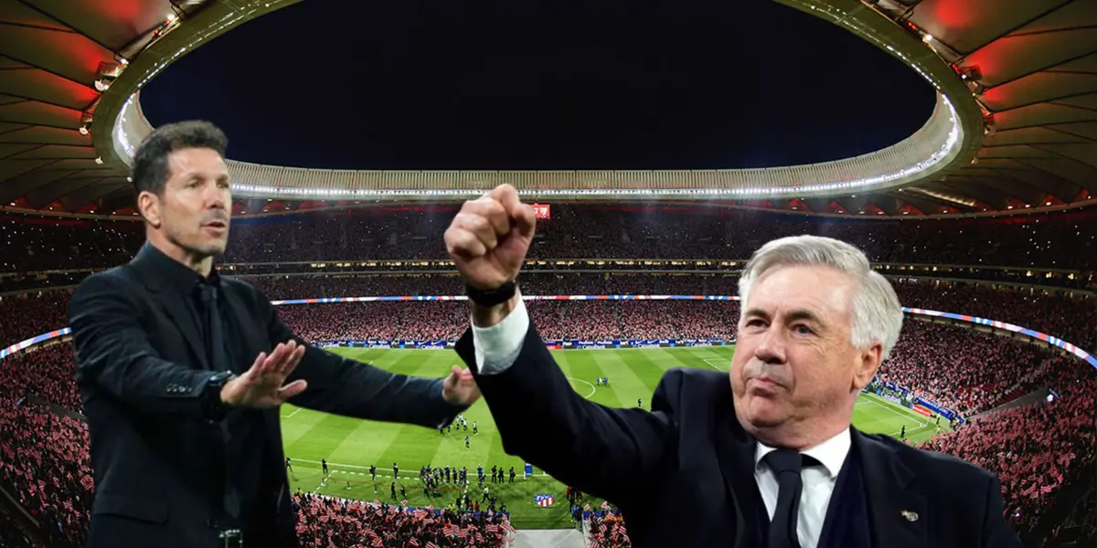 Simeone vs Ancelotti, duelo de banquillos en el Metropolitano.