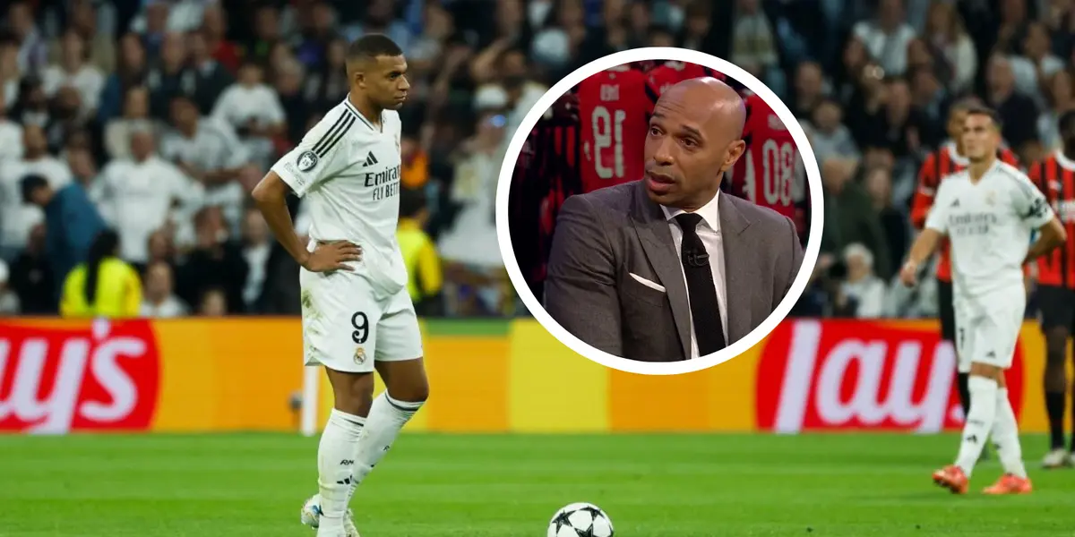 Thierry Henry y Kylian Mbappé Foto: Sport y Reddit