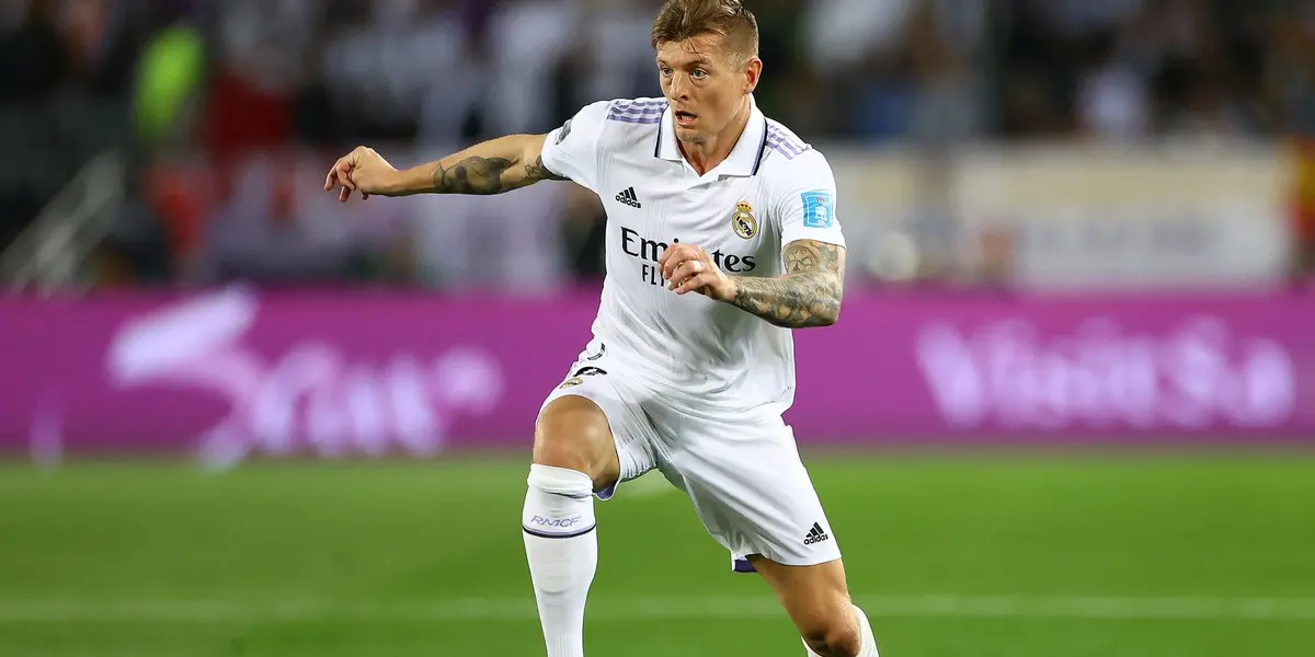 Toni Kroos, en un partido con el Real Madrid. Imagen: Antena 3.
