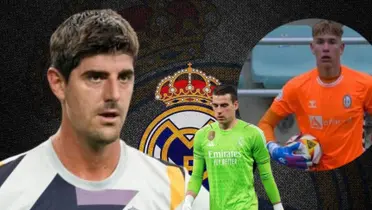 Tras el fichaje de un portero para el Real Madrid, así reaccionó Courtois