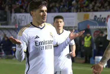 Tras el gol de Joselu, Brahim Díaz puso el 2 a 0 para el Real Madrid con un golazo.