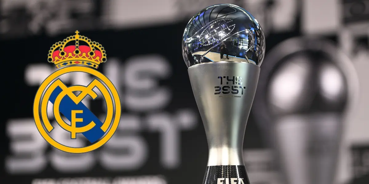 Tres jugadores del Real Madrid premiados en los premios The Best. Imagen: TUDN.