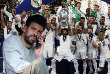 Un delantero del Real Madrid respondió a los dichos de Piqué sobre la Champions.