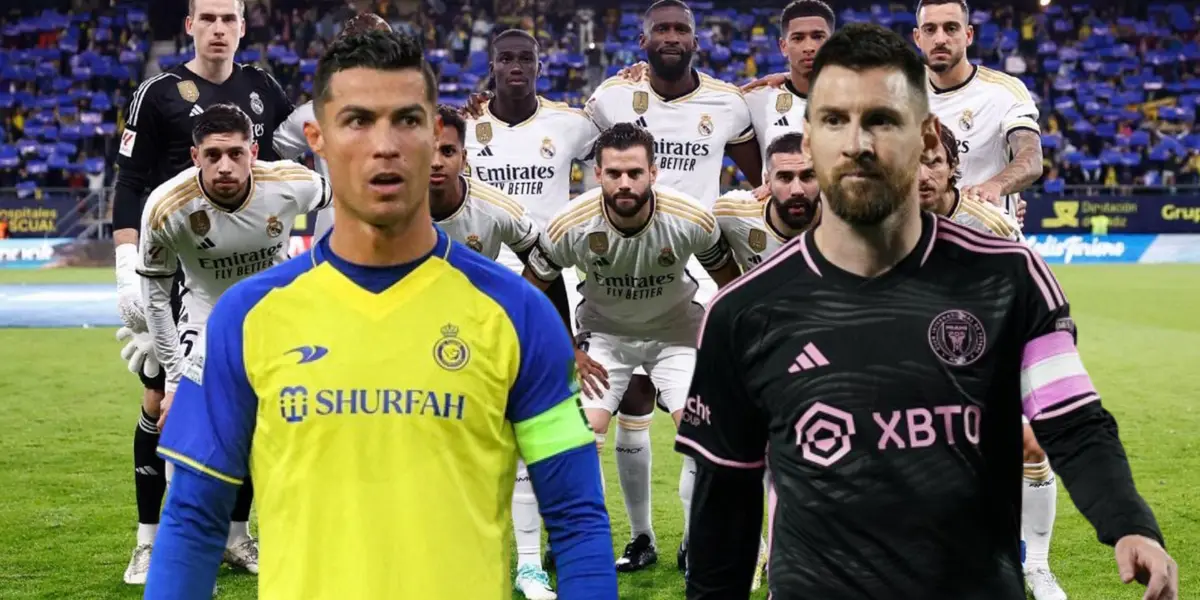 Un jugador del Real Madrid opina entre Cristiano Ronaldo y Leo Messi.